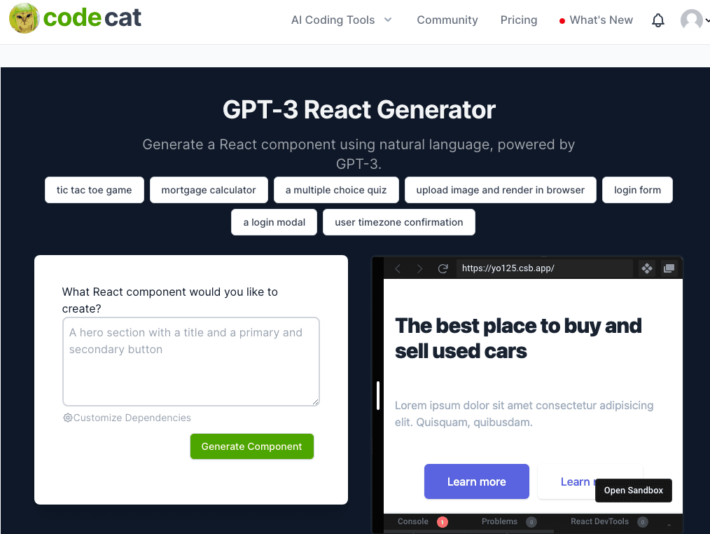 AI生成程式碼工具介紹